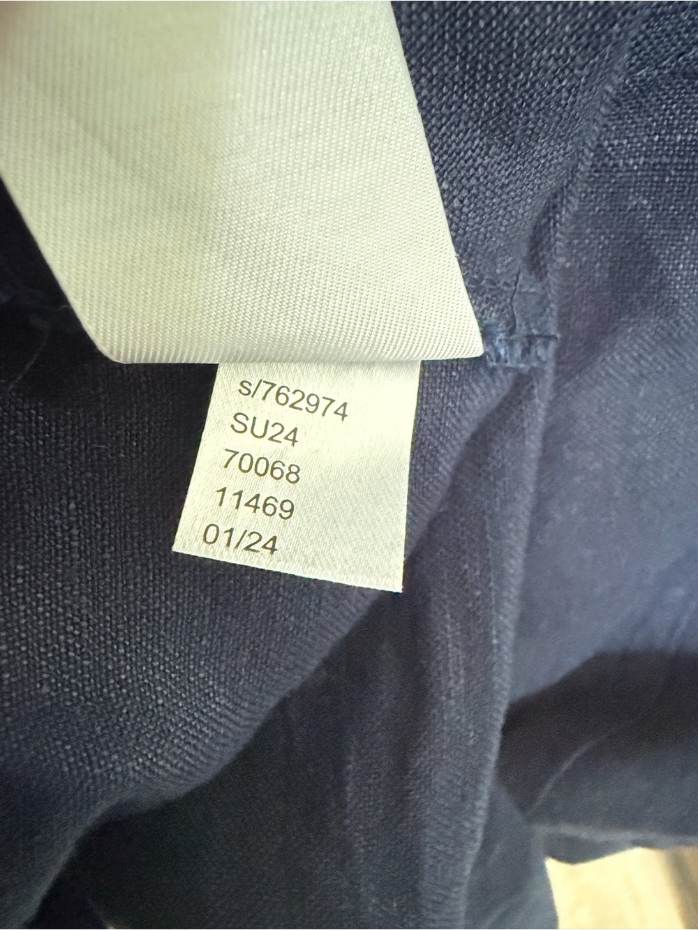 NWT LOFT Navy Sleeveless Button-Front Mini Dress 8 - Picture 8 of 8